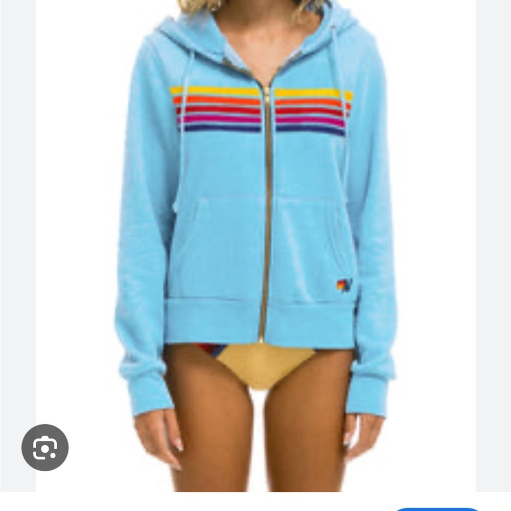 Aviator Nation 5 stripe hoodie